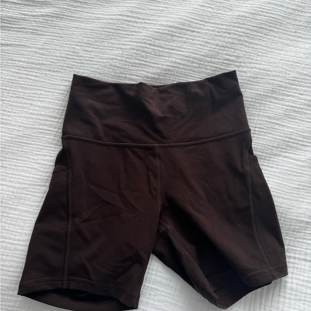 Lululemon fast & free biker shorts with pockets